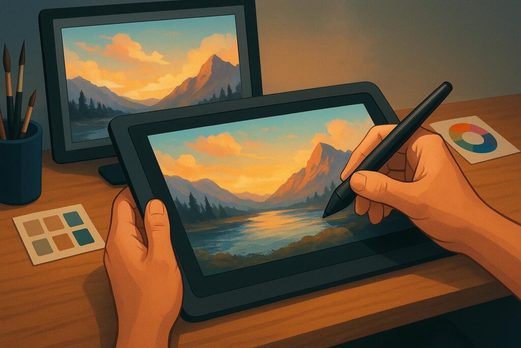 روند خلق یک اثر دیجیتال