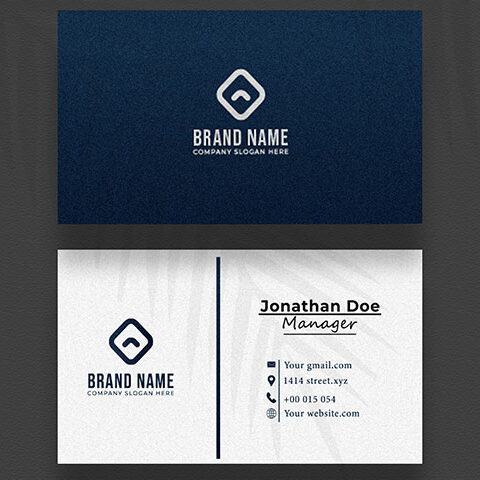 فایل لایه باز کارت ویزیت هانی