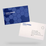 فایل لایه باز کارت ویزیت تانیا