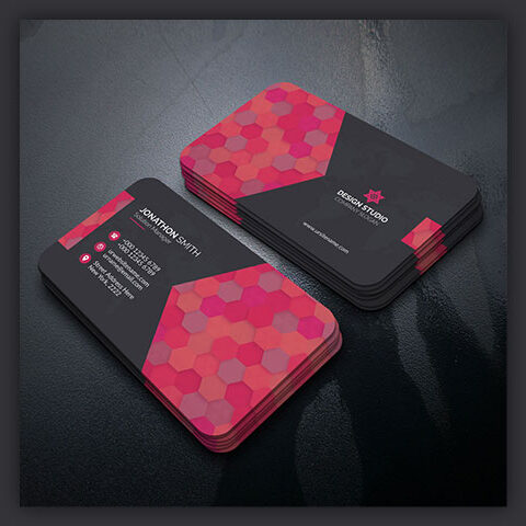 فایل لایه باز کارت ویزیت استادیو