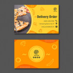 فایل لایه باز کارت ویزیت شام