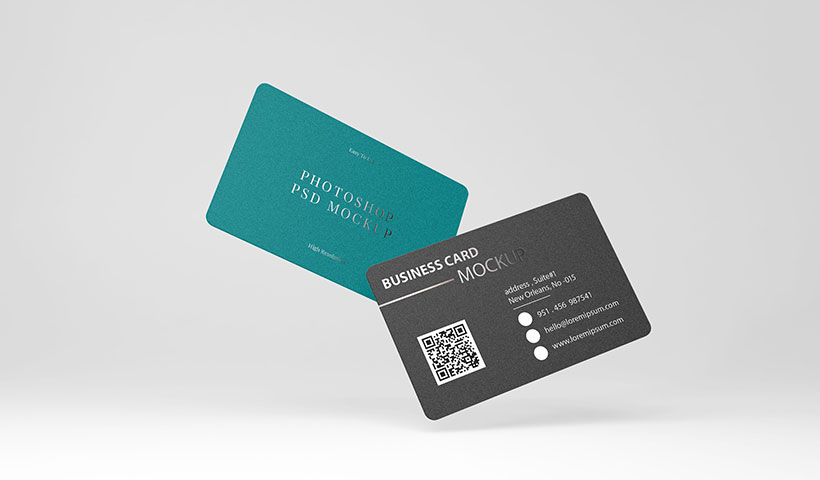 business-card-mockup(1) فایل لایه باز کارت ویزیت فتوشاپ