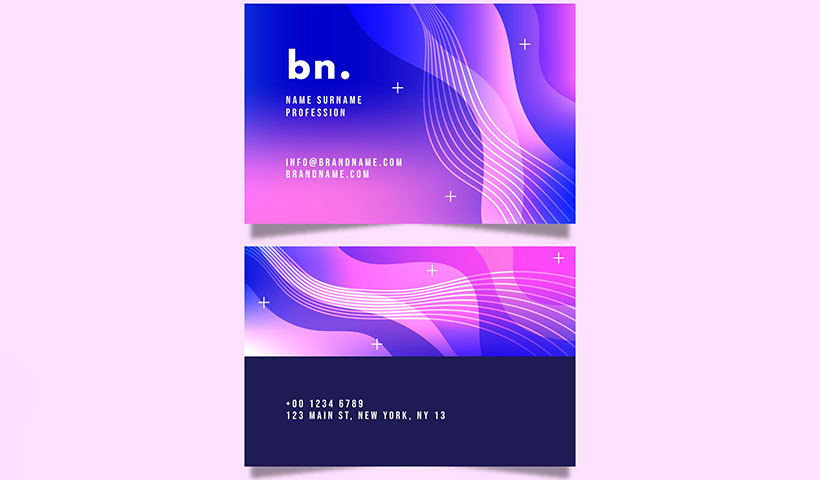 business-card-template-with-gradient-abstract-shapes