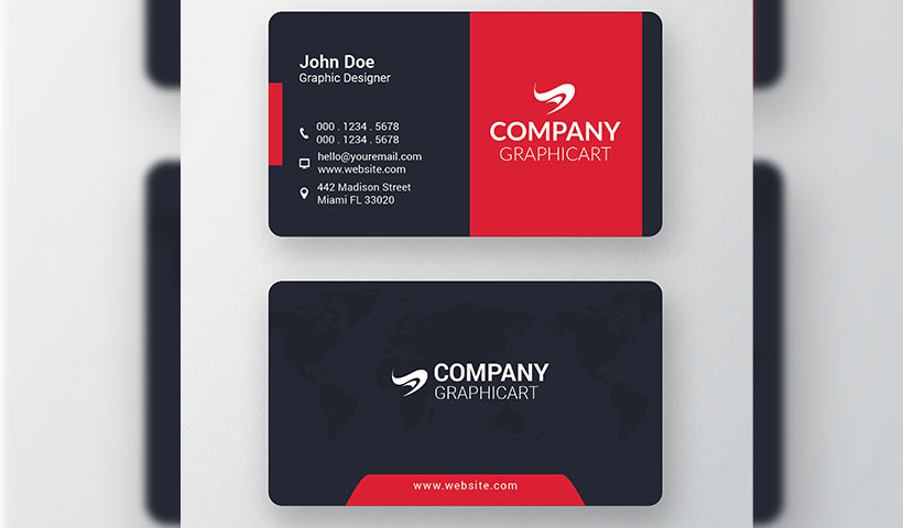 corporate-business-card(1) فایل لایه باز کارت ویزیت کسری