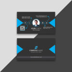 فایل لایه باز کارت ویزیت چهره