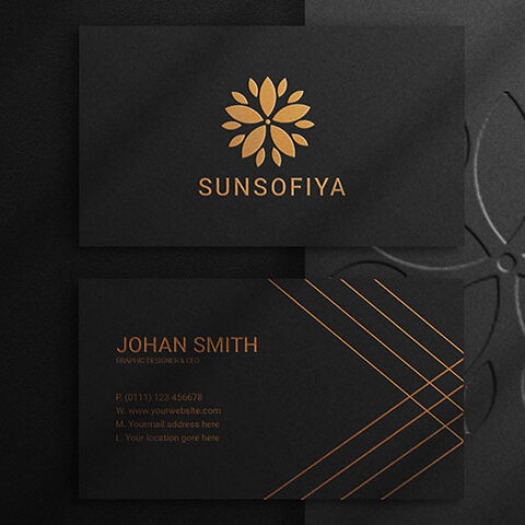 فایل لایه باز کارت ویزیت پیله