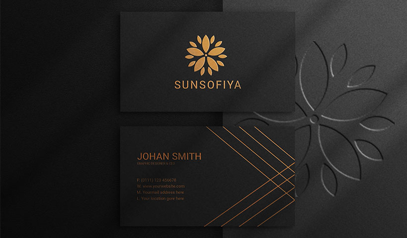 فایل لایه باز کارت ویزیت پیله