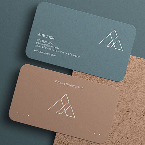 فایل لایه باز کارت ویزیت مهر