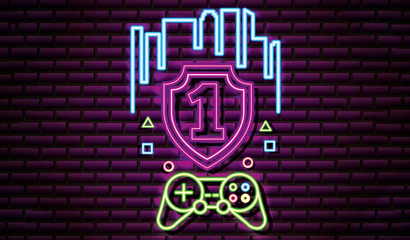 وکتور برنده بازی