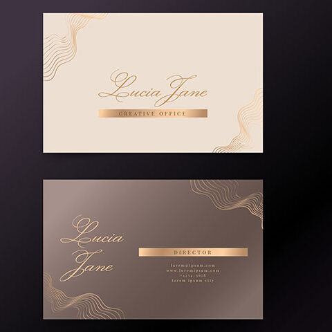 وکتور کارت ویزیت کمین