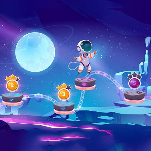 وکتور بازی مرحله ای