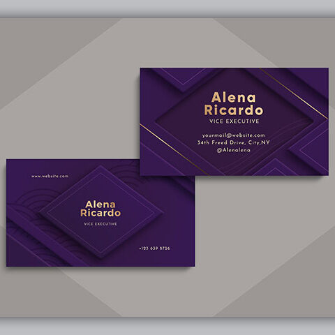 وکتور کارت ویزیت النا