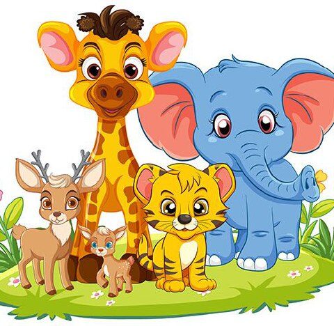 وکتور انیمیشن حیوانات