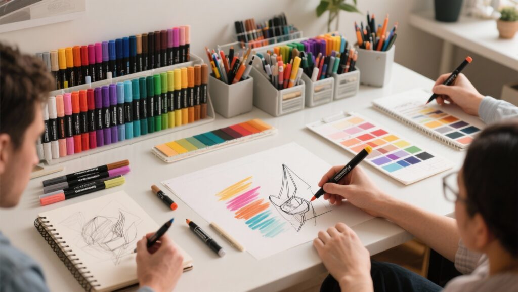 ماژیک طراحی مخصوص طراحان؛ نکات خرید و استفاده برای نتایج حرفه‌ای