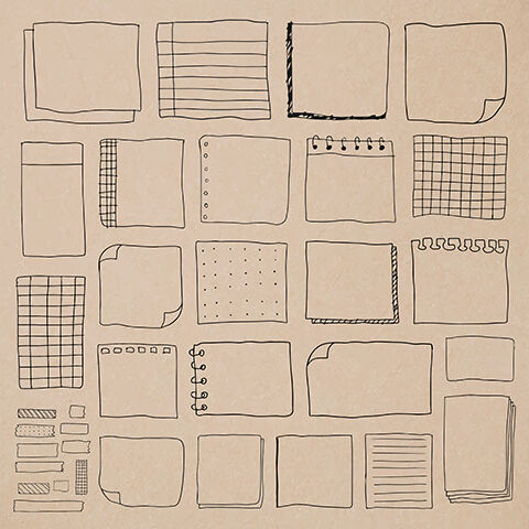 وکتور کاغذ تقویم