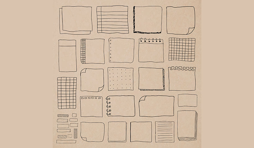 وکتور کاغذ تقویم