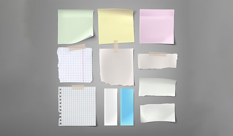 وکتور کاغذ رنگی