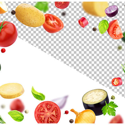 فایل لایه باز مجموعه ای از سبزیجات