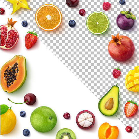 فایل لایه باز مجموعه ای از میوه ها