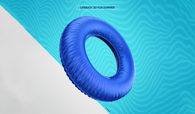 front-lifebuoy-summer-blue فایل لایه باز بازی دریایی