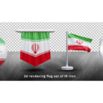 فایل لایه باز انواع پرچم