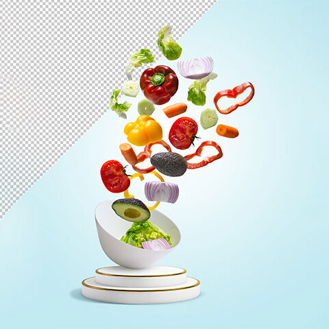 فایل لایه باز مجموعه ای از فلفل دلمه