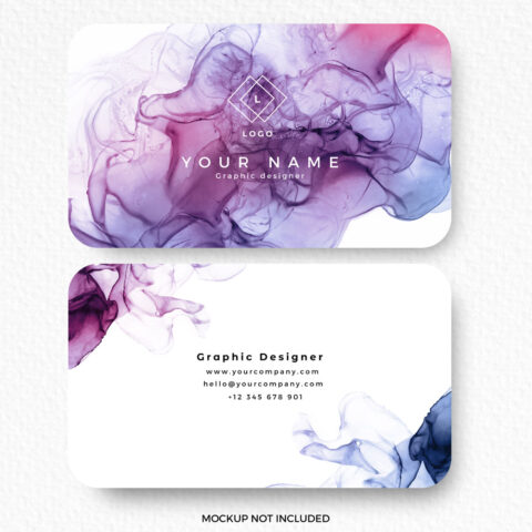 فایل لایه باز کارت ویزیت گلاره