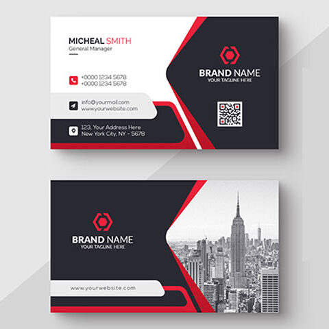 فایل لایه باز کارت ویزیت کیانا