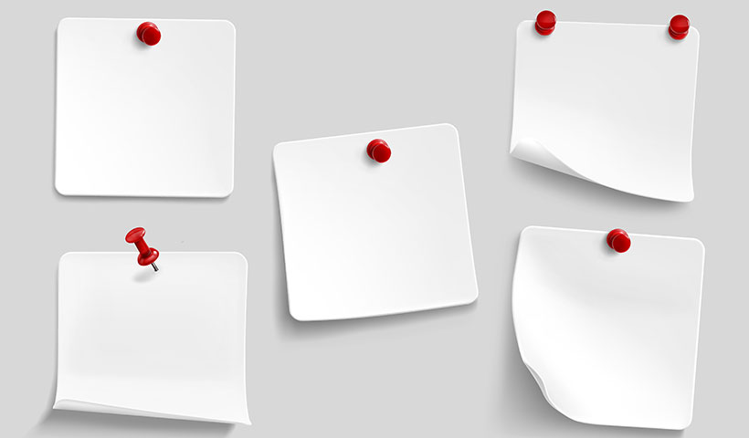 وکتور کاغذ نوشتار