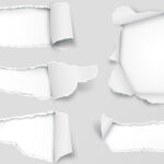 وکتور کاغذ چرک نویس