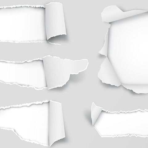 وکتور کاغذ چرک نویس