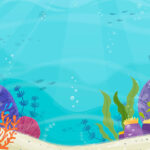 مجموعه وکتور گیاهان دریایی