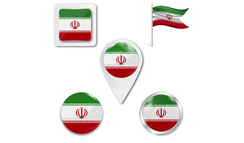 set-icons-national-flag-iran وکتور ایران