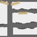 وکتور کاغذ بریده