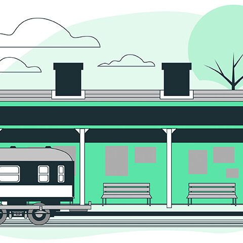 مجموعه وکتور قطار