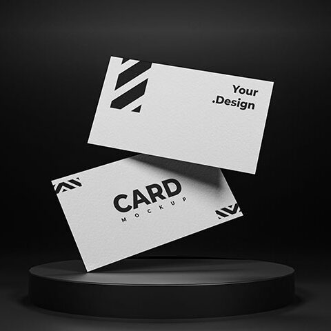 فایل لایه باز کارت ویزیت ارکیده