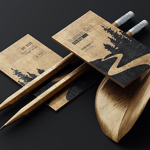 فایل لایه باز کارت ویزیت اردیبهشت