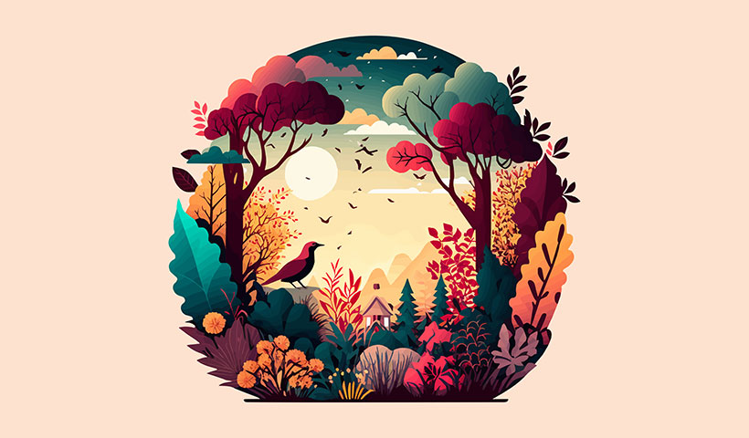 1000086832 وکتور تابلو طبیعت