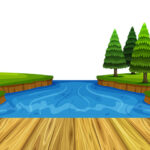 وکتور طبیعت کاج