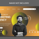 وکتور صفحه فرود آدمک