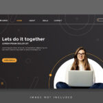 وکتور لندینگ پیج برگه