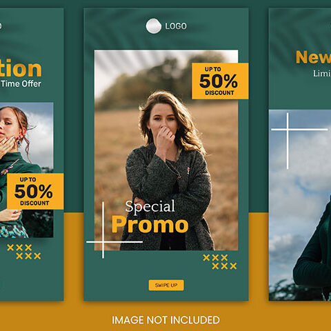 فایل لایه باز مجموعه استوری اینستاگرام مدل پیام