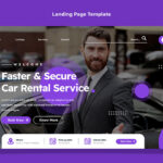 وکتور صفحه فرود سرویس