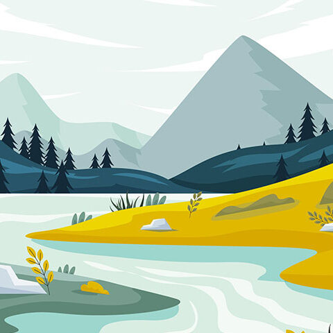 وکتور رودخانه