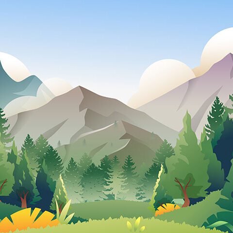 وکتور درختان