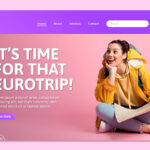 وکتور صفحه فرود سایتی