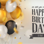 وکتور تم رنگی تولد