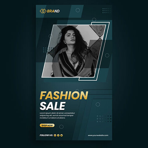 فایل لایه باز مجموعه استوری اینستاگرام مدل ندا