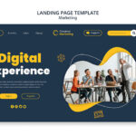 فایل لایه باز صفحه فرود آموزش