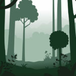 وکتور تک درخت